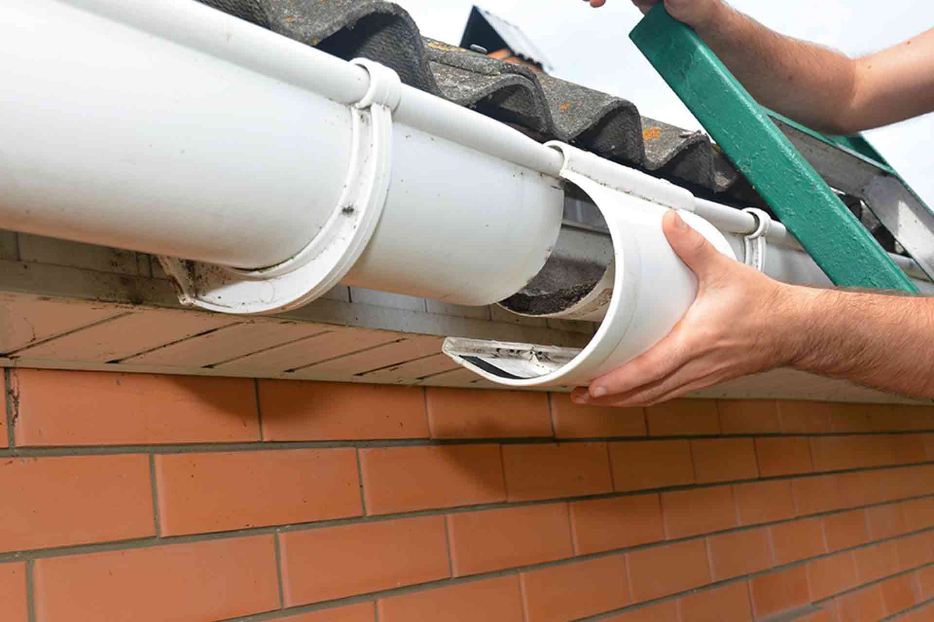 Complete gutter replacement